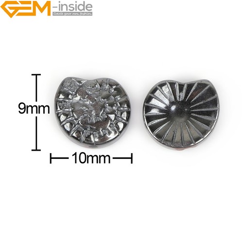 Cuentas de hematita negras naturales fabricación de joyas poder energía chakra 15" moneda cruz - Imagen 152 de 360