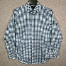 J Crew Shirt Men’s M 15-15.5 Plaid Button Down Flex Wrinkle Free Casual