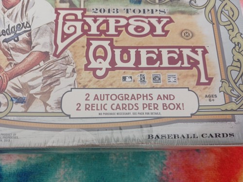 2013 Topps Gypsy Queen Factory Sealed Hobby Box 2 Auto's & 2 Relics Per Box Mint - Picture 2 of 3