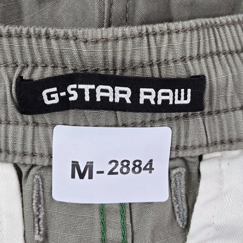 Shorts masculino G-Star Raw 36 verde carga SPORT TRAINER SHORT logotipo LEIA - Imagem 2 de 4