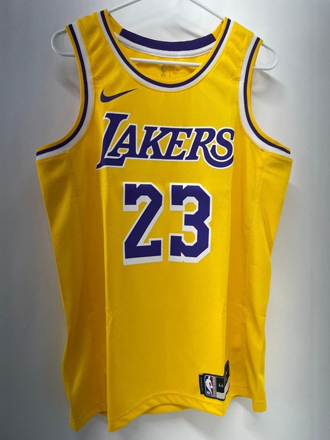 Nike Lebron James 23 Lakers Cw3669 734 Authentic NBA Swingman Jersey 44 M for sale online - eBay