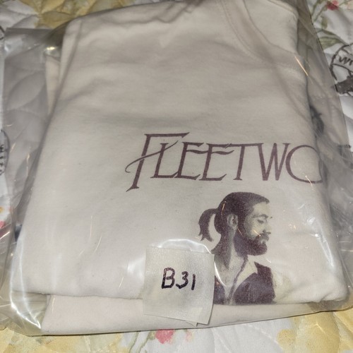 Fleetwood Mac Band Concert Tour Tee Shirt Mens LG White Rumours Album Cover Art - Picture 9 of 9