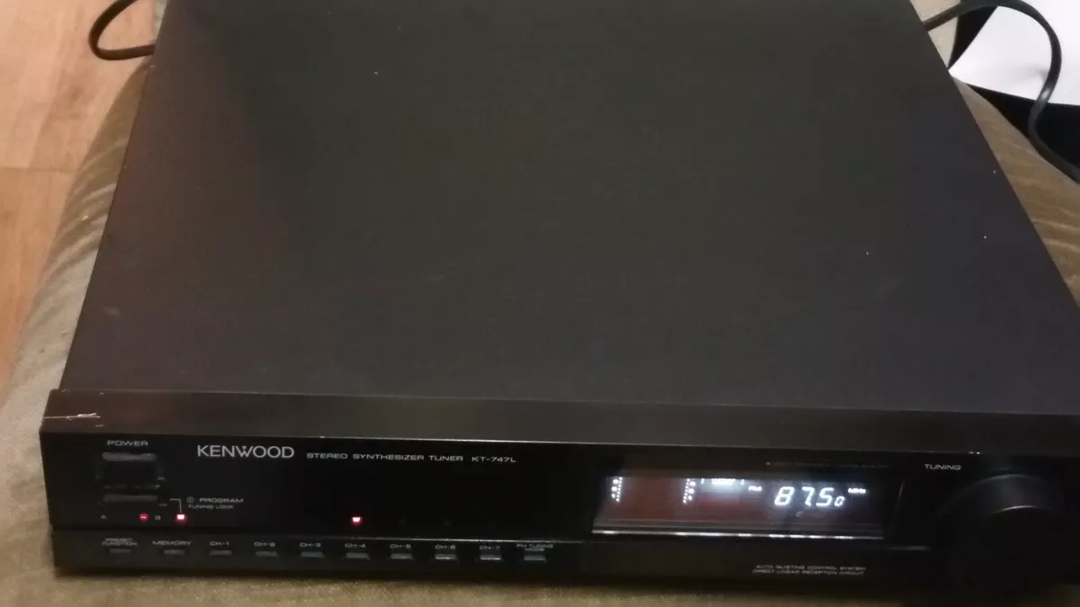 Kenwood Synthesizer KT-747L Tuner Works Perfectly
