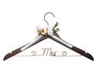 Wedding Dress Hanger Wife Hanger Bride Hanger Bride Wedding Gift Wooden And Stee