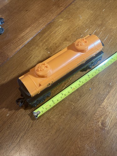De colección Lionel Lines posguerra calibre O 6465 naranja 2 cúpulas cisterna - Imagen 9 de 9