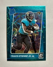 2021 Optic TRAVIS ETIENNE Jr Rated Rookie "GREEN" Velocity Prizm SP #214 JAGUARS
