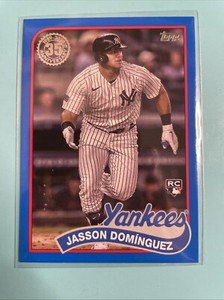 2024 Topps Update Blue 1989 35th Anni. Jasson Dominguez RC NY Yankees #89US-10