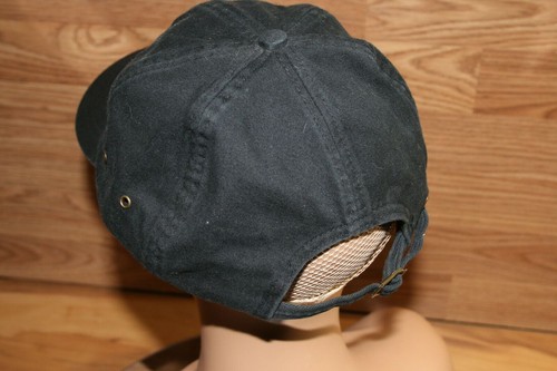 Vintage einzigartige Mütze Kappe Falke schwarz blowing rock NC Elchschädel verstellbar EUc - Bild 5 von 10