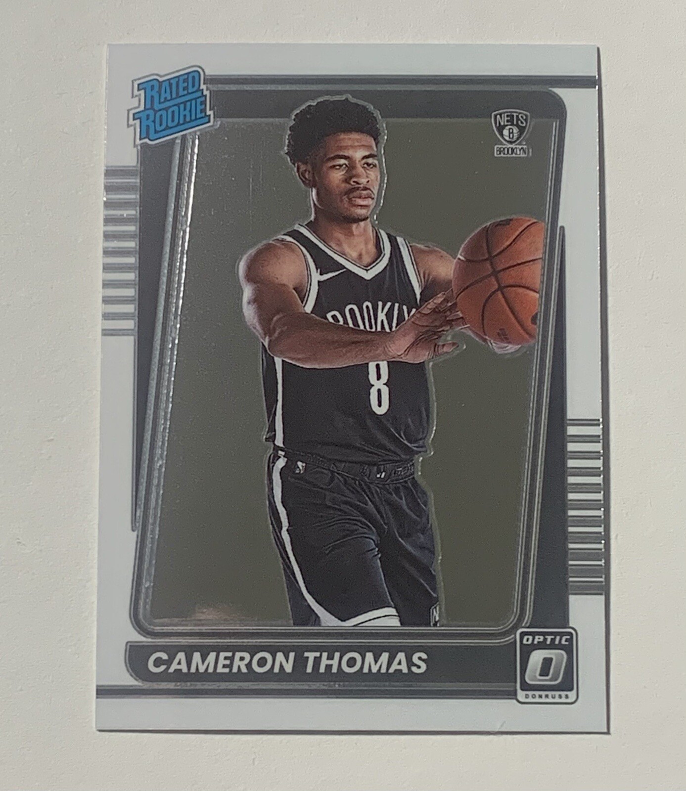 2021-22 Panini Donruss Optic Cameron Thomas Rated Rookie #153 Brooklyn Nets