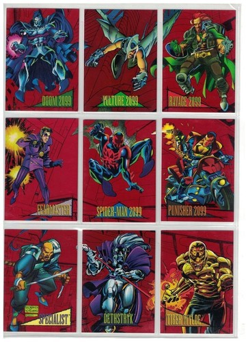 1993 IMPEL MARVEL UNIVERSE SERIES 4 COMPLETE 180 CARDS + NINE FOIL BONUS CARDS - Picture 21 of 21