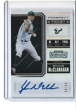 2018 Panini Contenders Draft Shane McClanahan Prospect Ticket Auto /99 Rookie