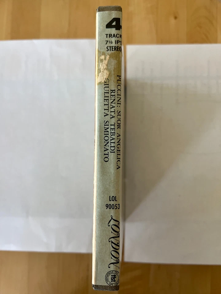 London Puccini Suor Angelica Tebladi Gardelli conducts 7 1/2ips - Image 3 of 3