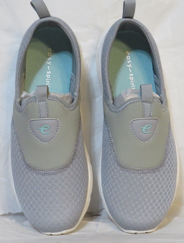 EASY SPIRIT WOMENS SNEAKER US 6.5 M SE BRAELYN II LIGHT GRAY 050 SLIP ON NEW NIB - Picture 4 of 8