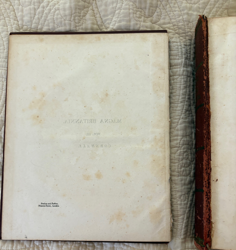 LYSONS, Daniel & Samuel, Magna Britannia Topographical Cornwall 1814 38 plates - Picture 5 of 10