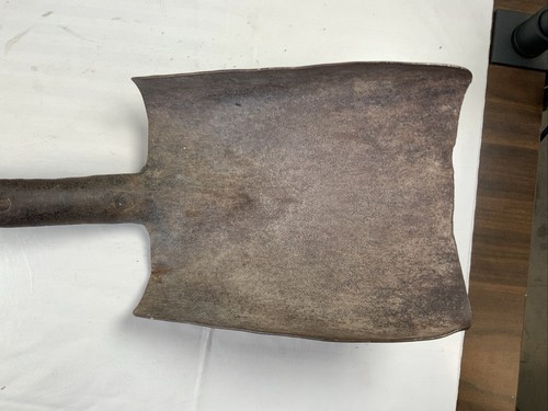 Antique D-Handle Wood Railroad/Coal Shovel Cast Steel Mouth 36” X 9.75" x 7" - Picture 15 of 21