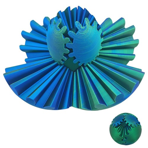 3D Printed Gear Ball Spinner Cube Fidget Toy Sensory Autism-Stress Relief Gift - Picture 13 of 18