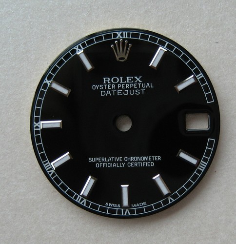 Originale Rolex Donna Op DATEJUST Modello 178240 31 MM Orologio Parte Dial Nero - Picture 4 of 9