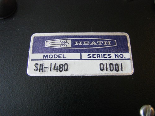 RARE Nice Heathkit Model SA-1480 5 Pos Remote Coax Switch BIN $129.95 Shipped - Zdjęcie 20 z 21