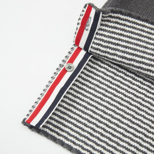 Thom Browne Women's Spring New Knitted Crew Neck Striped Puppy Contrast Sweater - Picture 21 of 25