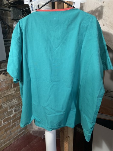 Hospital Doctor, Nurse & Staff Scrub Shirt/Pants Adult XL Green EUC - Picture 7 of 7