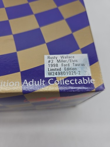 Action 1:24 Rusty Wallace #2 Miller Lite / 50th Anniversary Elvis 1998 Taurus - Picture 17 of 22