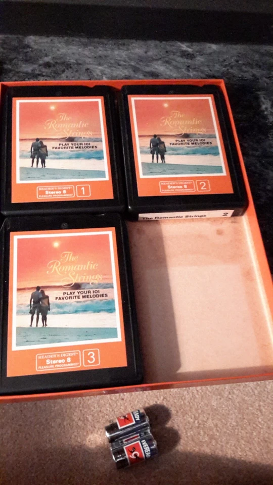 Vintage 8 Track Tapes Lot of 12 In Boxes Nat King Cole, Easy Listening, etc. - Image 2 of 4