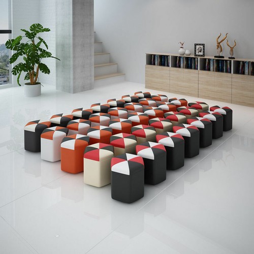 Design Polster Hocker Fußhocker Ottomane Sitz Chaise Gepolstert Pufa FT004 - Bild 5 von 10