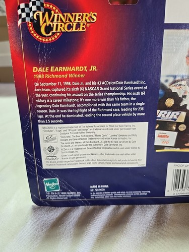 Dale Earnhardt Jr WC Victory Celebration 1998 Richmond Win 1:43 Scale AC Delco - Picture 6 of 7