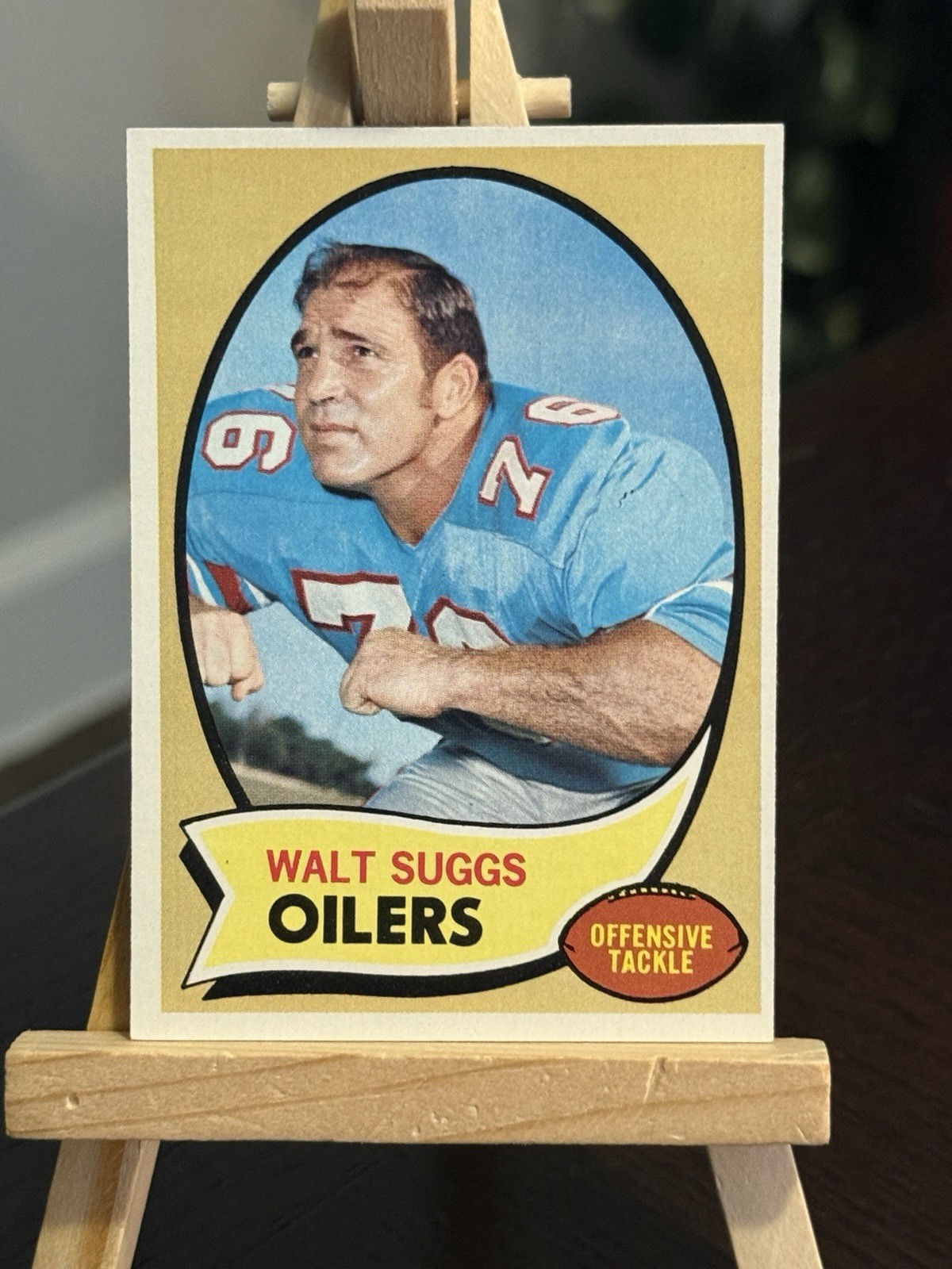 1970 Topps Walt Suggs #204 Houston Oilers EX-MT
