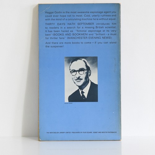 OWEN JOHN Thirty Days Hath September - 1968 New English Library 1st thus - Spies - Picture 2 of 4