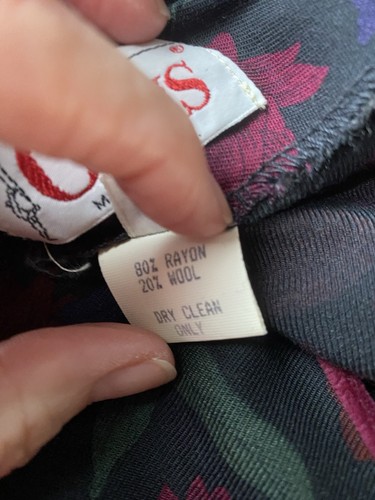 Vintage Orvis Floral Dress Women's 14 Cottage Prairie Modest Button Up Floral - Picture 4 of 14