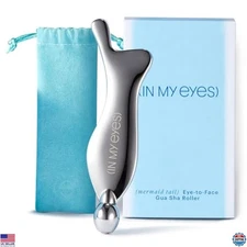 In My Eyes Stainless Steel Gua Sha Tool – Facial Massager for Puffiness Relief