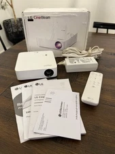 LG  CineBeam PH30N Portable Projector with Remote Bluetooth Battery Tested Nice!
