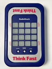 Vintage Think Fast Game #60-2673  From Radio Shack Tested Works