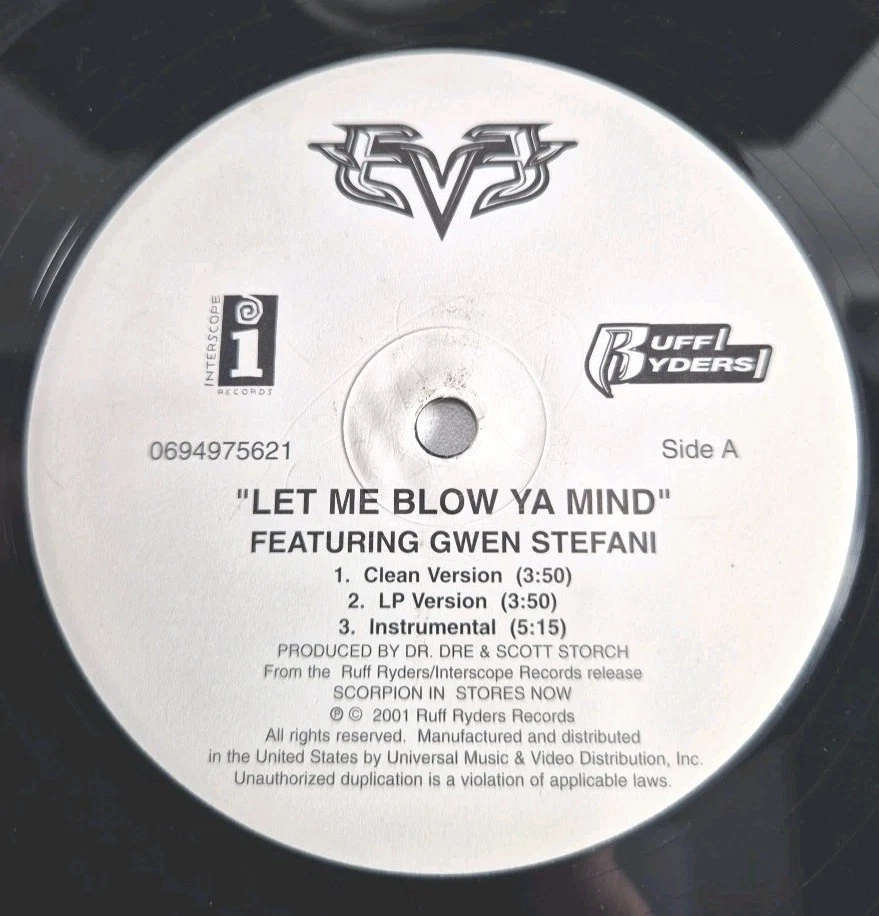Eve - Let Me Blow Ya Mind / That's What It Is /12" Maxi / 2001 US PRESS VG+/VG+ - Bild 3 von 3