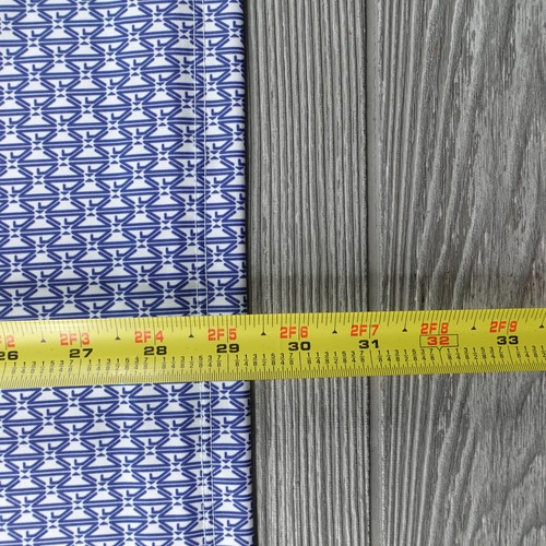 NEW Greyson Monogram Polo Shirt Blue Mens Small Geometric All Over Print NWT - Picture 9 of 9
