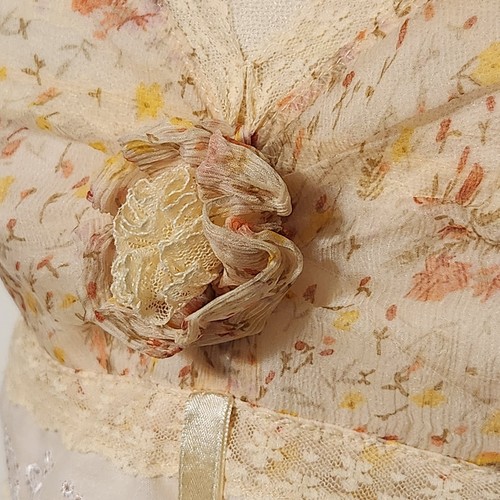 Vintage Y2k French Silk Slip Dress Marco Awen Paris Sz XS Fairy coquette boho - Picture 8 of 18
