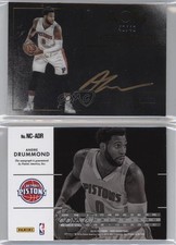 2015-16 Panini Noir Auto Noir Color /49 Andre Drummond #NC-ADR Auto