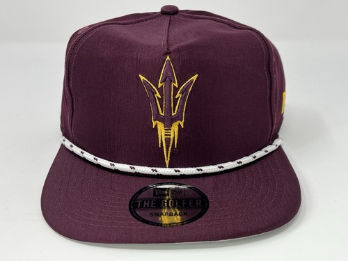 New Era Arizona State Sun Devils College Vault Team Rope Golfer Snapback Hat