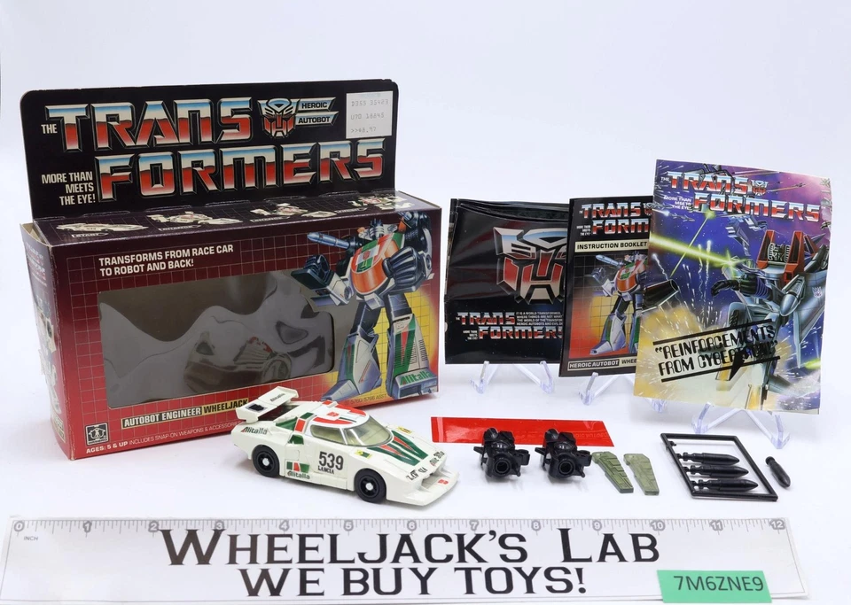Wheeljack 100% Complete W/Box 1985 Vintage Hasbro G1 Transformers Figure - Image 2 of 4