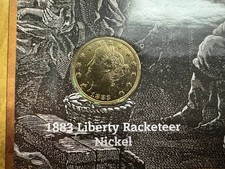 1883 Liberty V "Racketeer" Nickel (Gold Plated)
