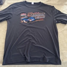 Men’s Lucas Oil Knoxville Late Model Nationals Gray T-Shirt Large Gray