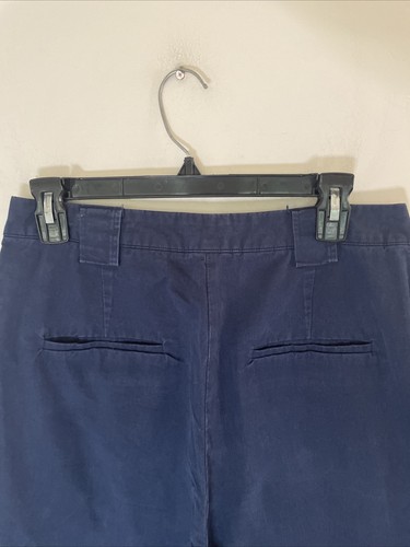 Nasty Gal Nastygal maßgeschneiderte Damenhose weites Bein hoher Bund marineblau US-Größe 8 - Bild 9 von 9