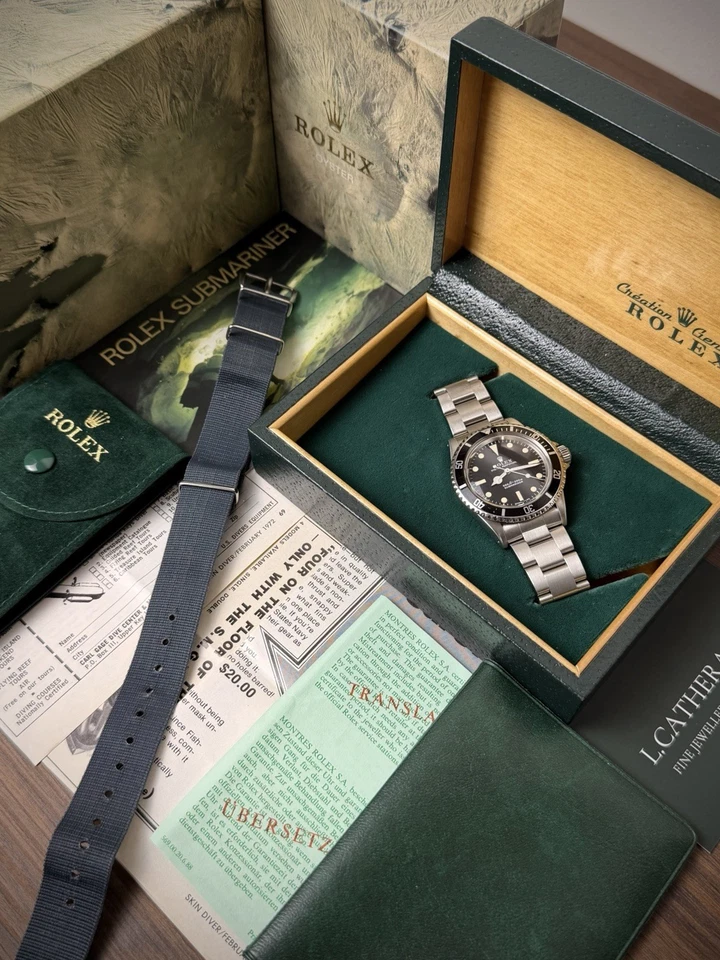 Rolex Submariner 5513 | Matte Dial | 1972/73 | Non Serif Dial | Box & Booklets - Image 2 of 4