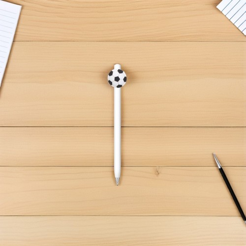 30 Stück Fußball Stift Clip Schnalle niedlich Bleistift Topper Dekoration für Schüler - Bild 7 von 12