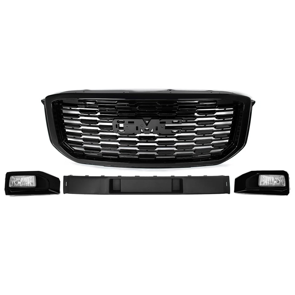 Black Grille | Fog Light | Bumper Lower Cover For GMC Yukon / Yukon XL 2015-2020 Foto 2 de 4