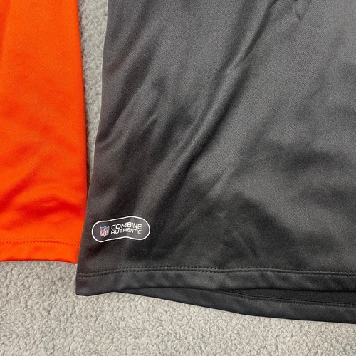 NFL Team Apparel Men's Cincinnati Bengals Performance 1/2 Zip LS Pullover Top - Picture 3 of 14