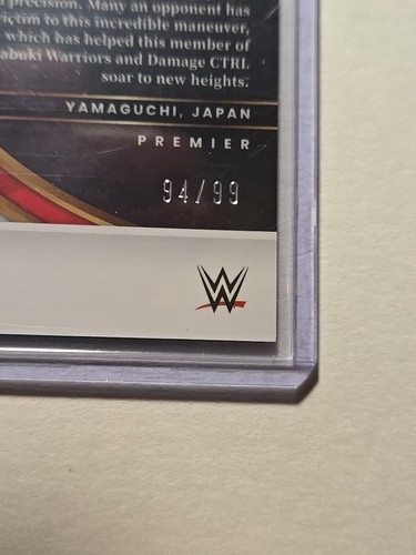 Kairi Sane 2024 Panini Select WWE 94/99 Red Wave Premier Level Kabuki Warriors - Picture 4 of 4