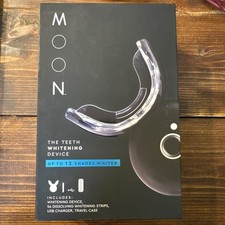 New/Sealed Moon Teeth Whitening Kit w/ 56 Dissolving Strips, Charger