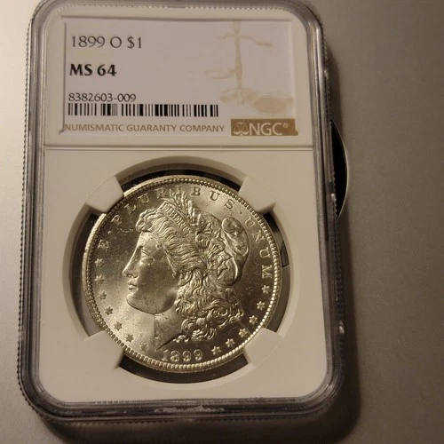 1899-O  MORGAN Silver Dollar, NGC MS-64!